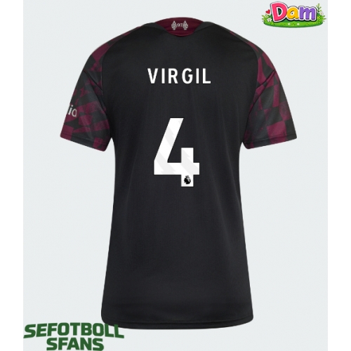 Liverpool Virgil van Dijk #4 Tredje Tröja Kvinnor 2026-27 Kortärmad